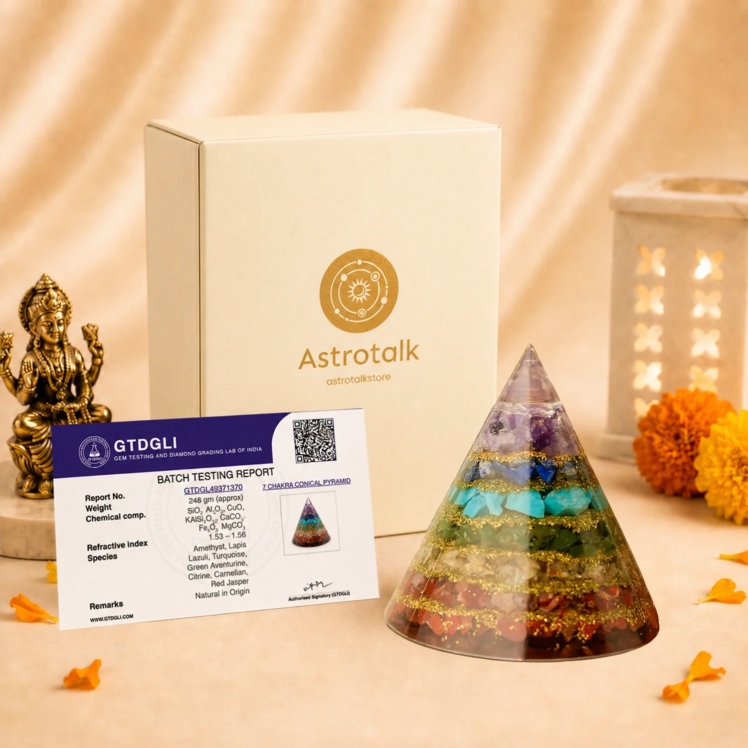 7 Chakra Conical Pyramid - Image 10