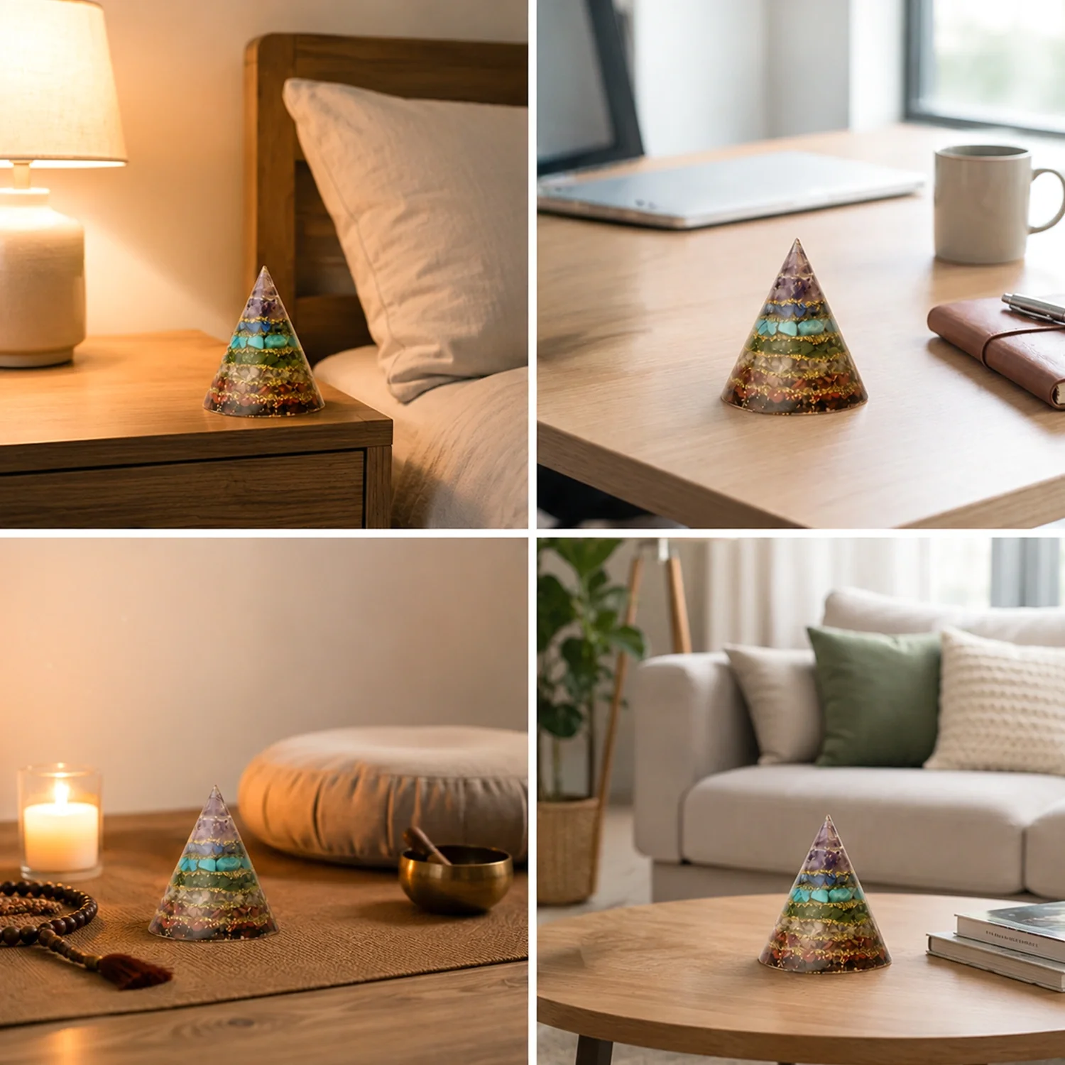 7 Chakra Conical Pyramid - Image 9
