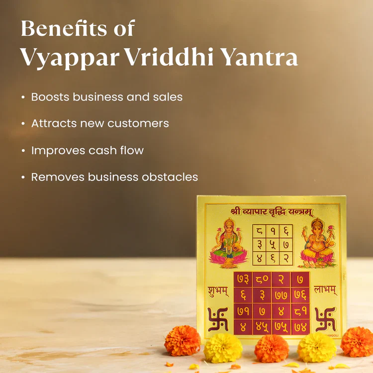 Citrine Pyramid with FREE Vyapppar Vridhi Yantra 6*6 Inch - Image 5