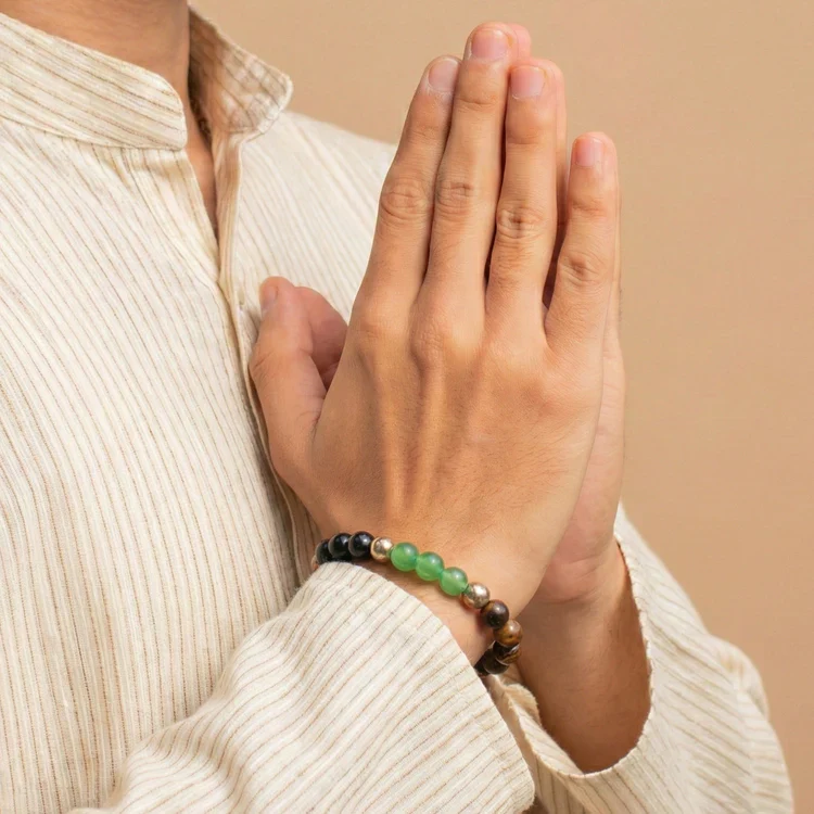 Dhan Lakshmi Bracelet with Vastu Pyrite Tortoise (Kachhua) - Image 11
