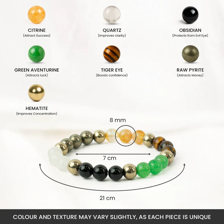 Dhan Lakshmi Bracelet with Vastu Pyrite Tortoise (Kachhua) - Image 9