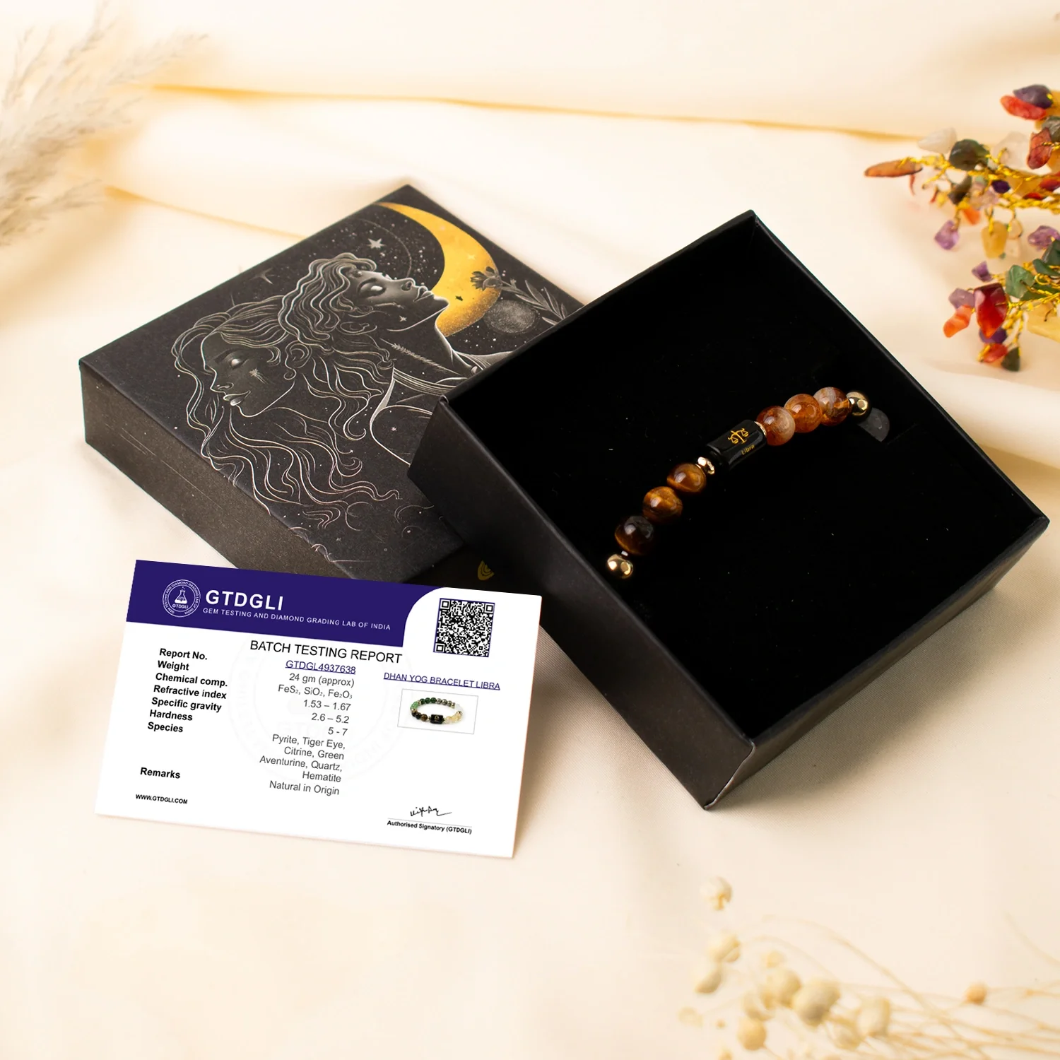 Dhan Yog Bracelet with Zodiac Charm - Image 105