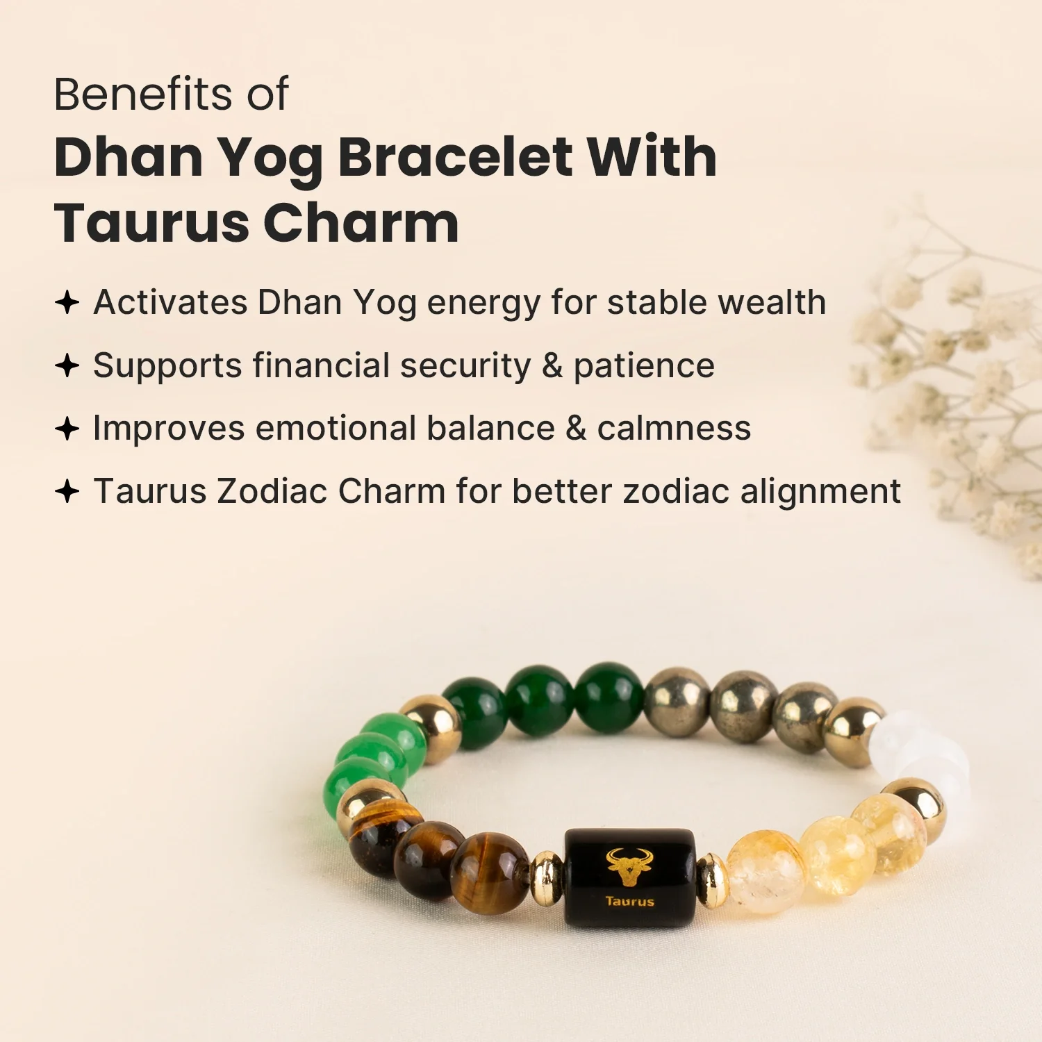 Dhan Yog Bracelet with Zodiac Charm - Image 109
