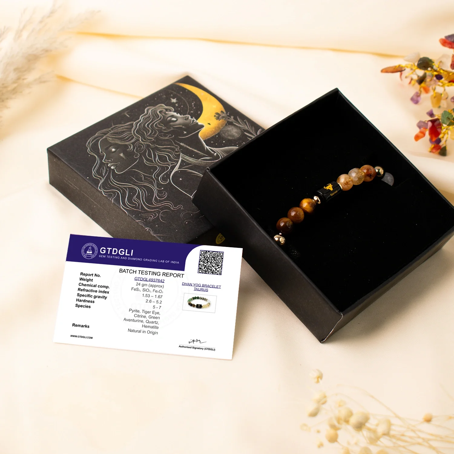 Dhan Yog Bracelet with Zodiac Charm - Image 114