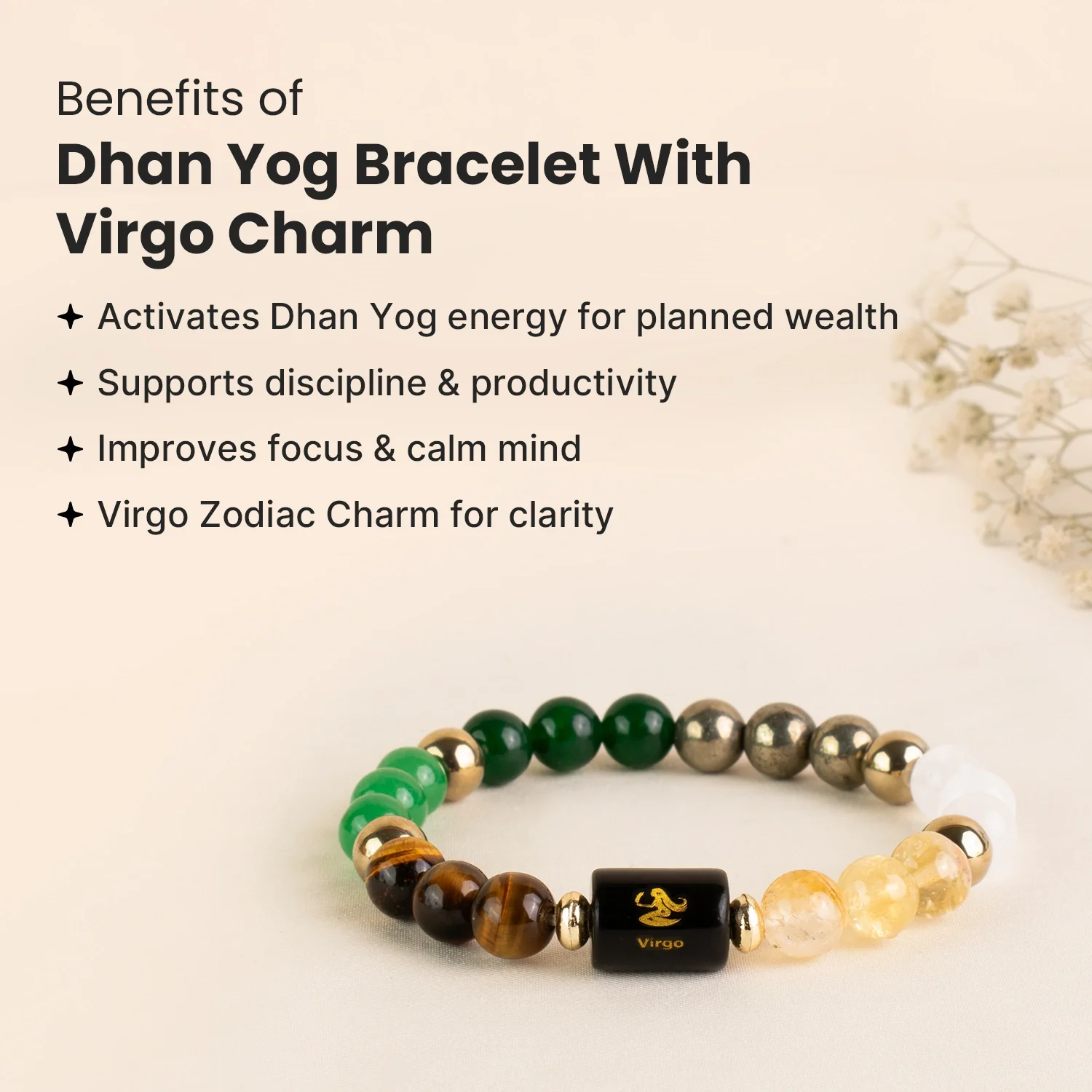 Dhan Yog Bracelet with Zodiac Charm - Image 32