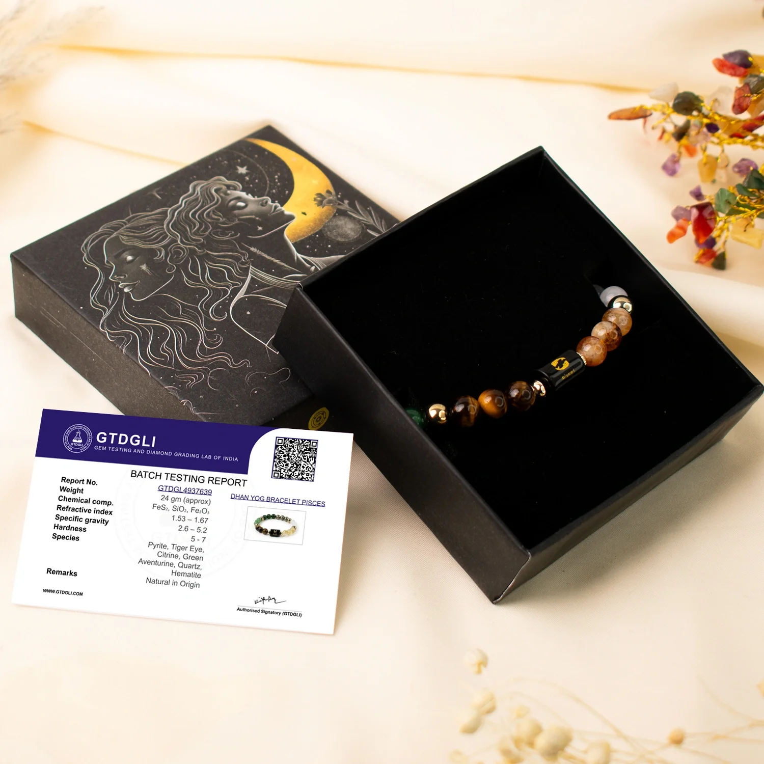 Dhan Yog Bracelet with Zodiac Charm - Image 40