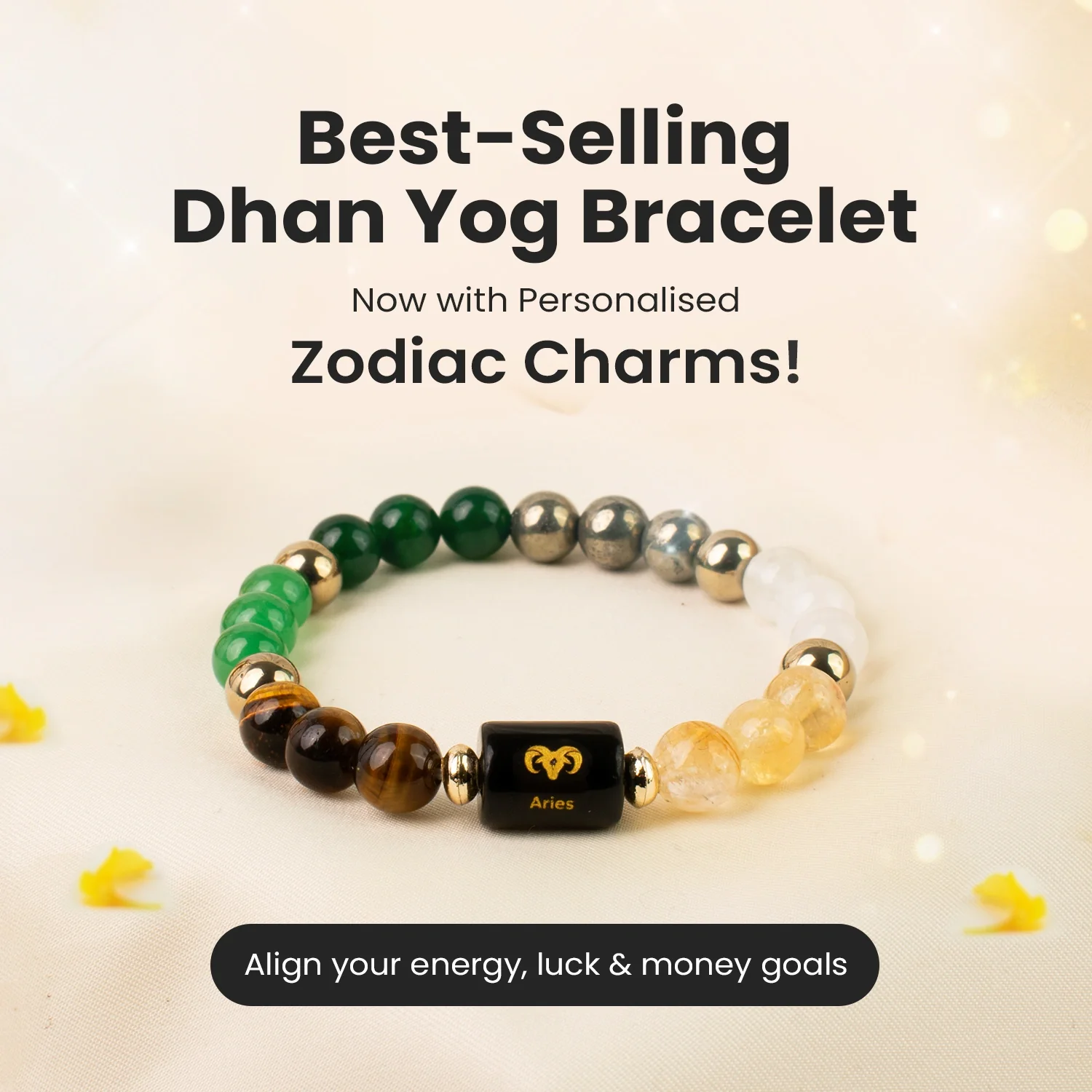Dhan Yog Bracelet with Zodiac Charm - Image 8