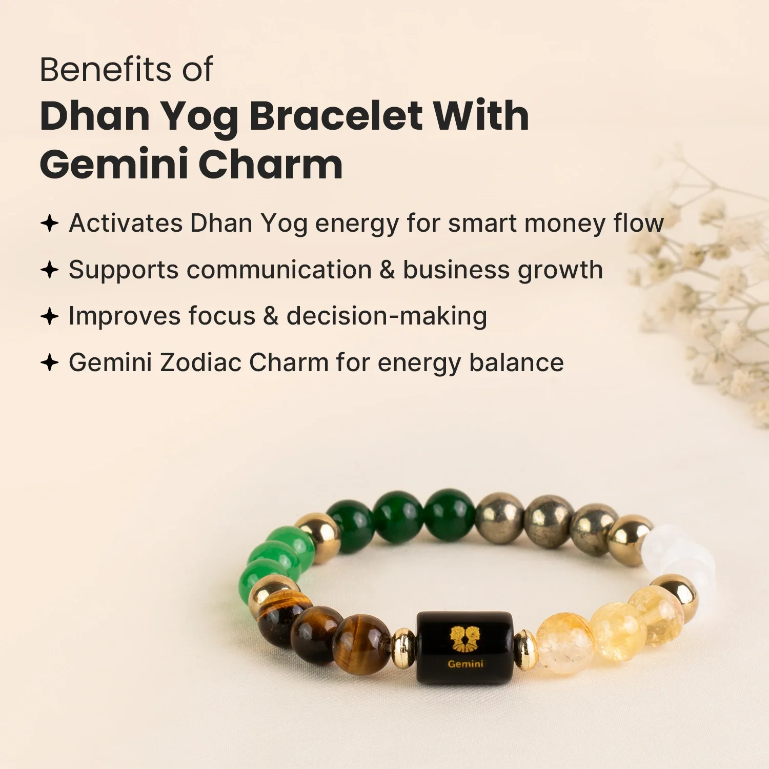 Dhan Yog Bracelet with Zodiac Charm - Image 86