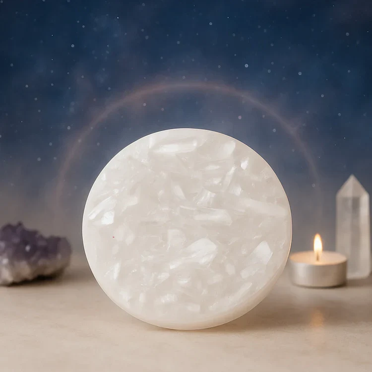 Dhan Yog Chips Bracelet With Free Raw Selenite Plate - Image 6