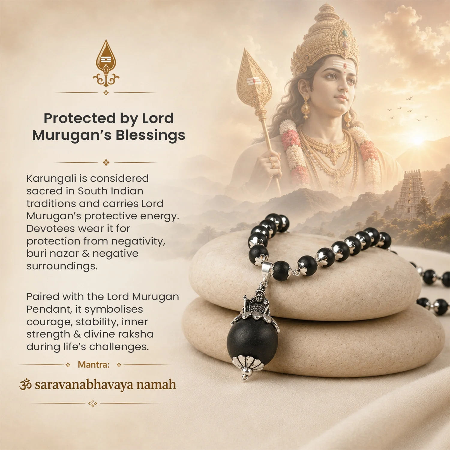 Karungali Murugan Raksha Mala - Image 6