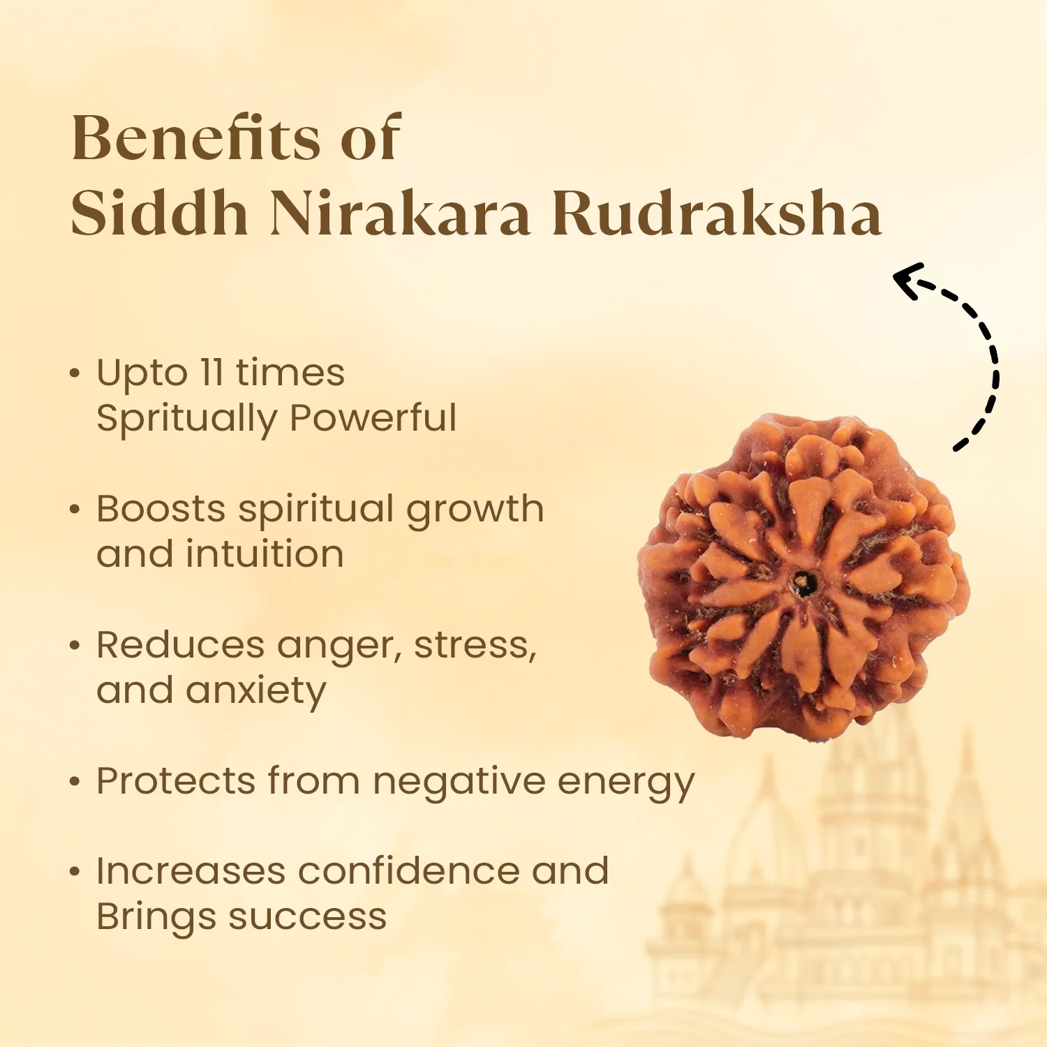 Kashi Siddh Nepal Origin Nirakar Rudraksha (0 Mukhi) - 17mm to 22mm - Image 3