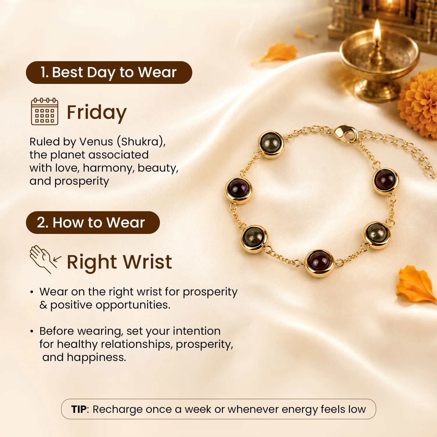 Love & Money Metal Bracelet for Women - Image 9
