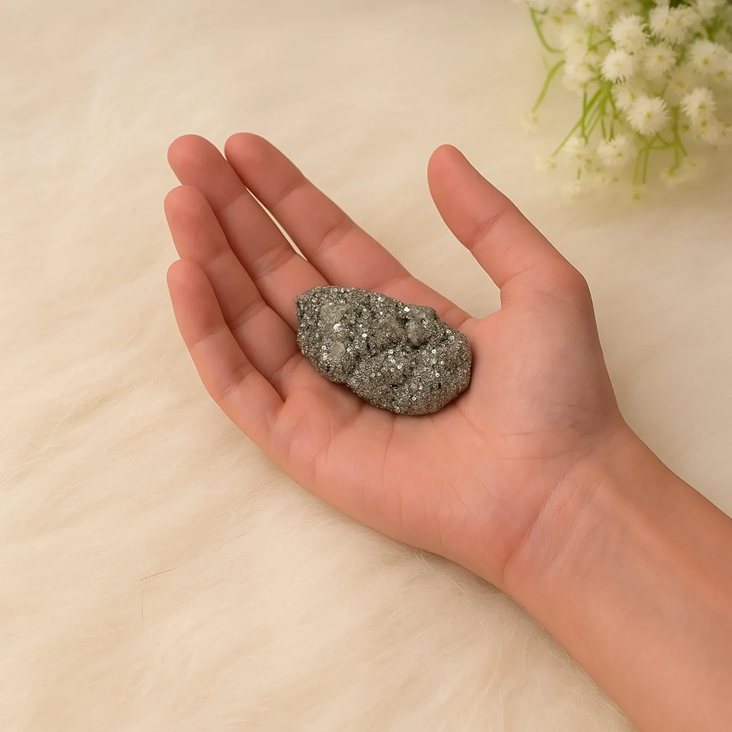 Maha Lakshmi Siddh Raw Pyrite Stone - Image 4