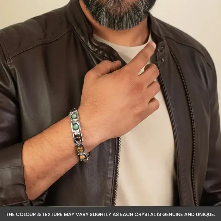 Metal Dhan Yog Bracelet - Silver - Image 8