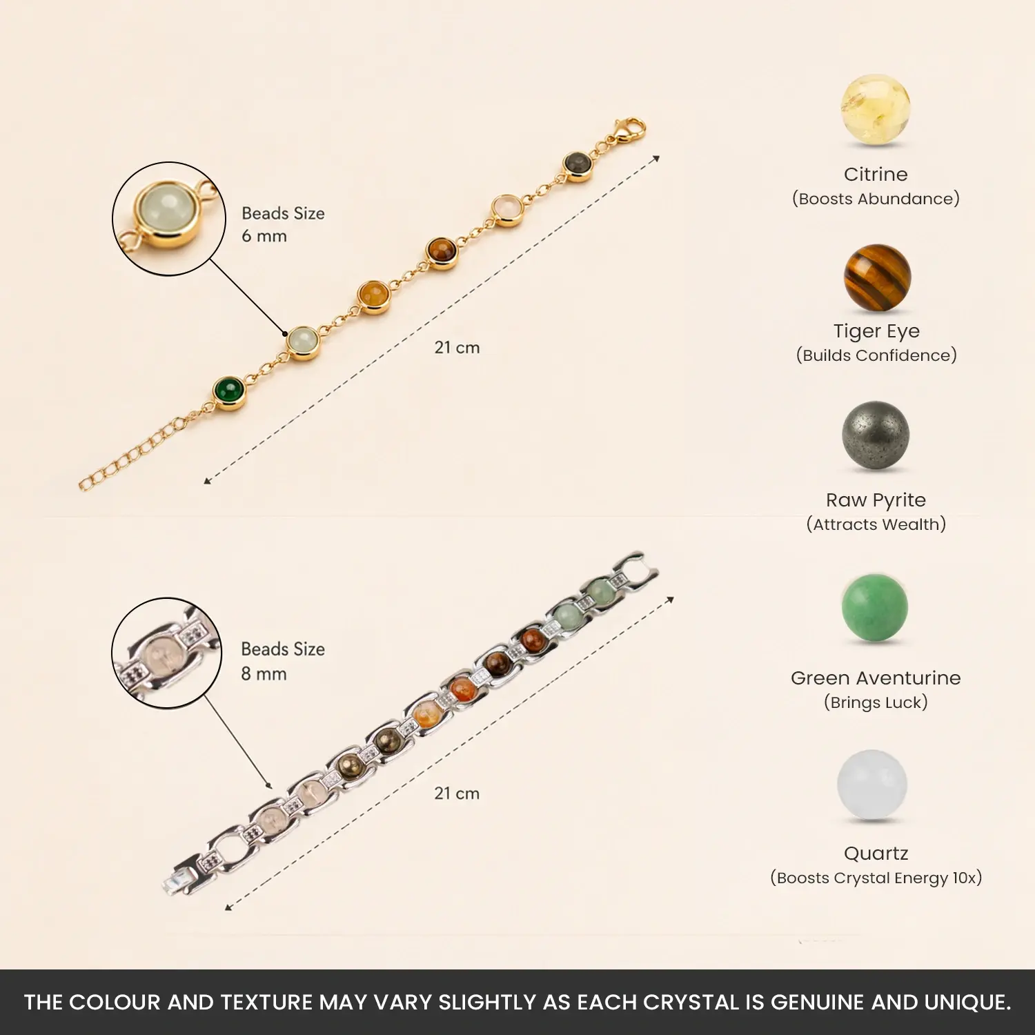 Metal Dhan Yog Couple Bracelet Combo - Image 8