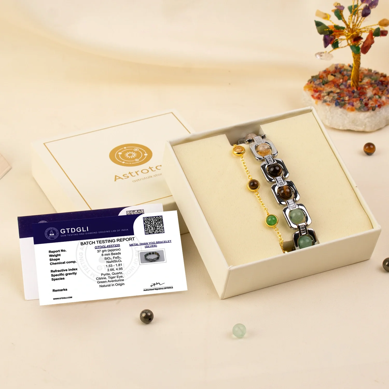 Metal Dhan Yog Couple Bracelet Combo - Image 9