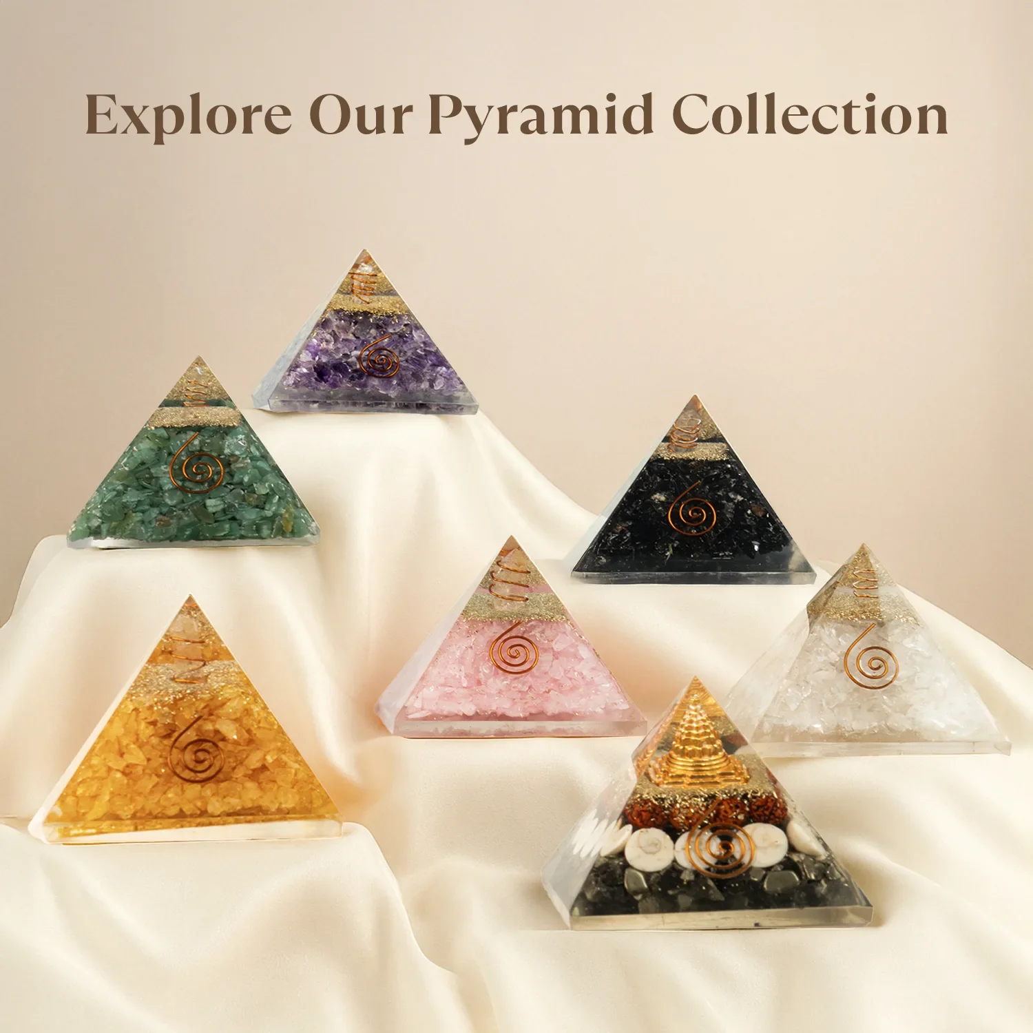 Pyrite Money Magnet Pyramid - Image 6