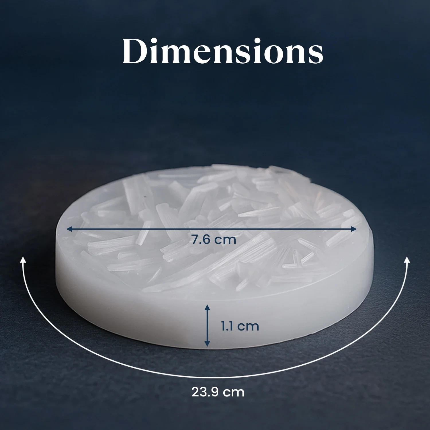 Raw Moroccan Selenite Plate - Image 8