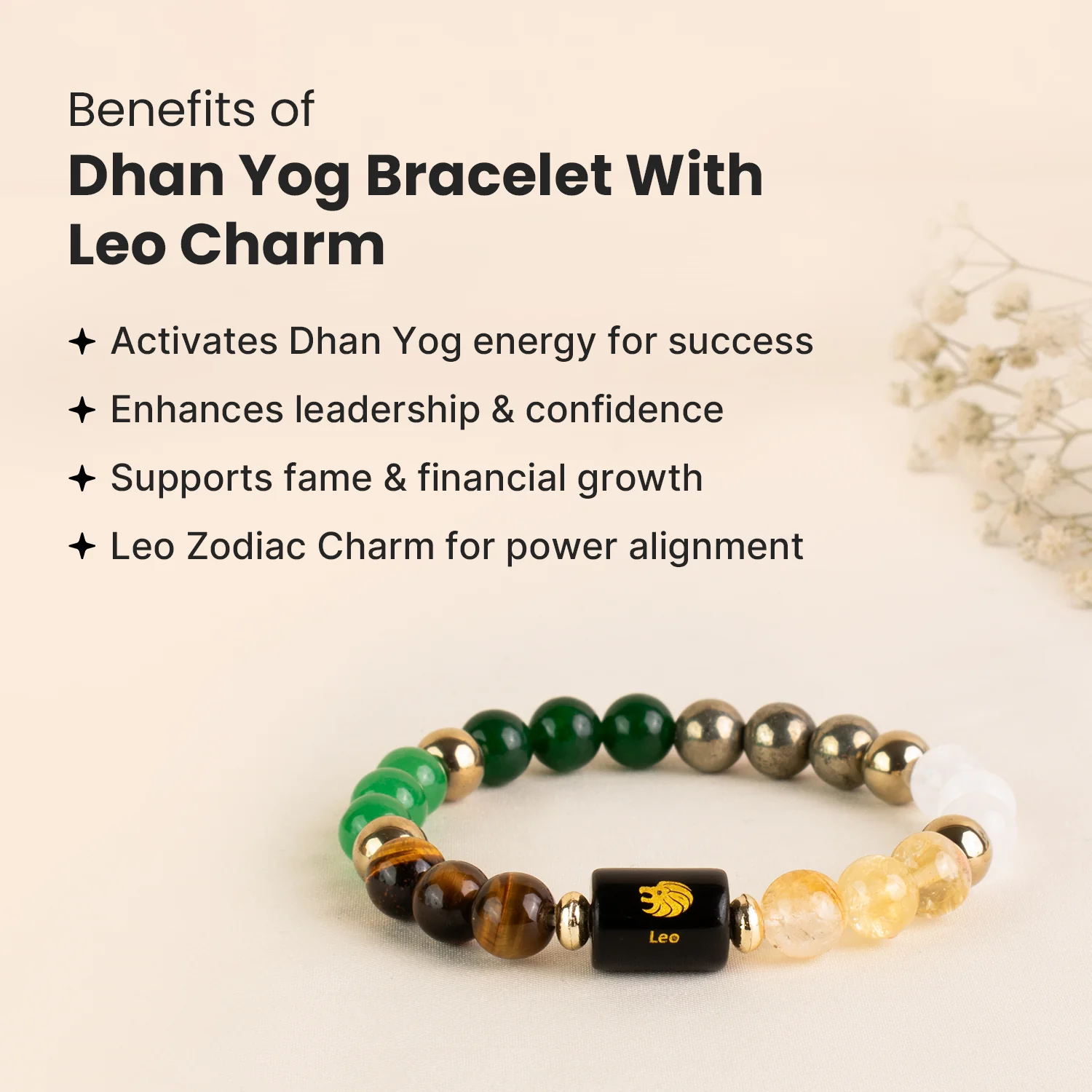 Rinmukteshwar Siddh Dhan Yog Bracelet with Zodiac Charm - Image 47