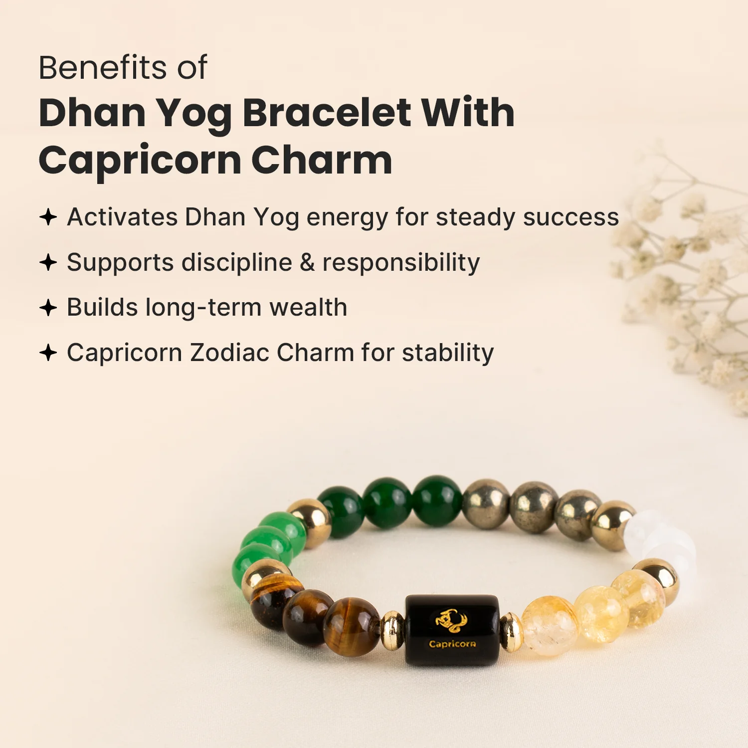 Rinmukteshwar Siddh Dhan Yog Bracelet with Zodiac Charm - Image 58