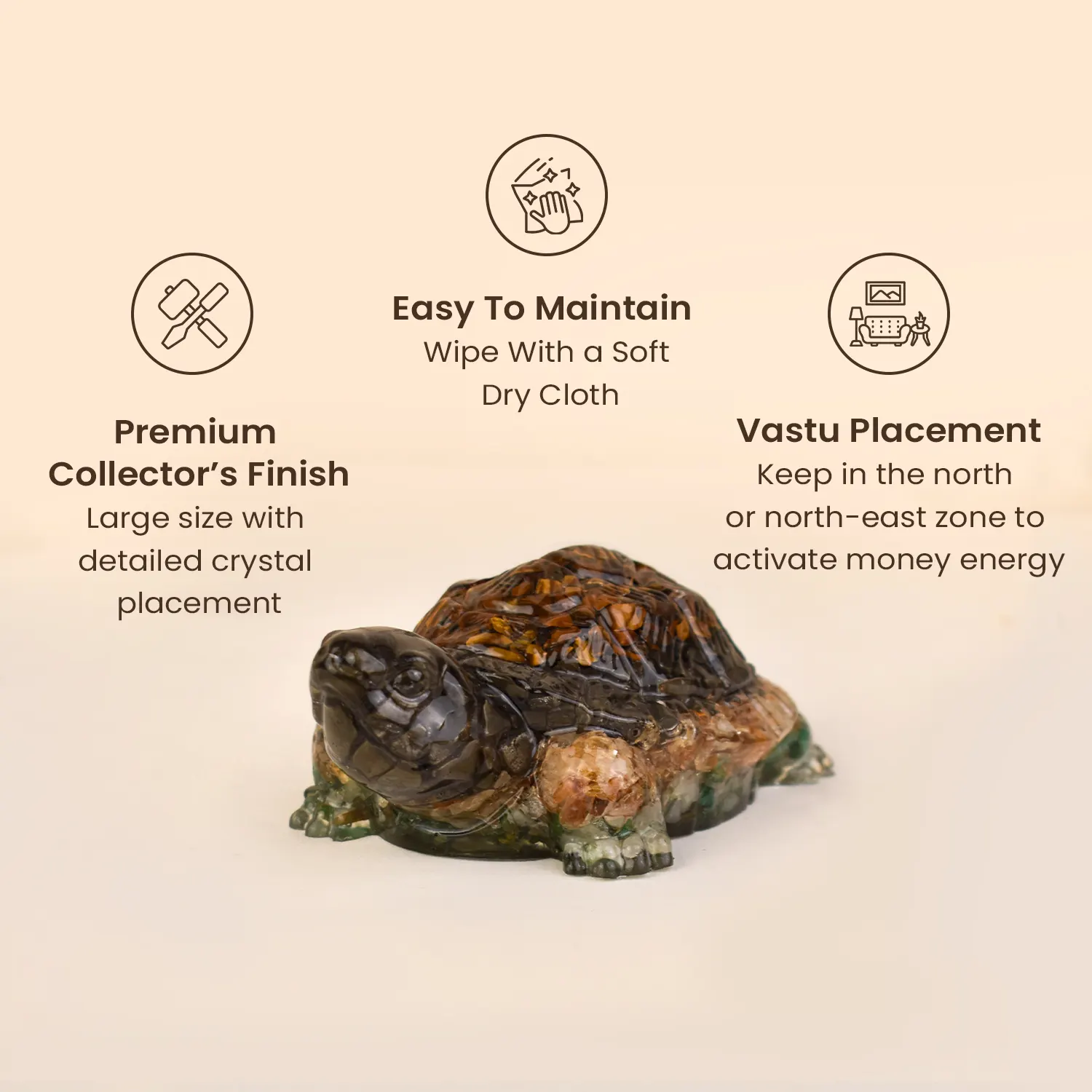 Rinmukteshwar Siddh Vastu Dhan Yog Tortoise (Big size) - Image 11