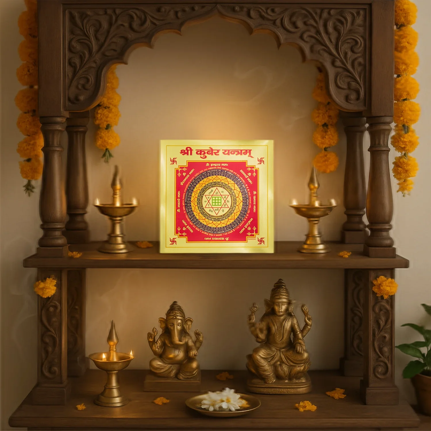 Shree Kuber Yantra (9*9 inch) - Image 3