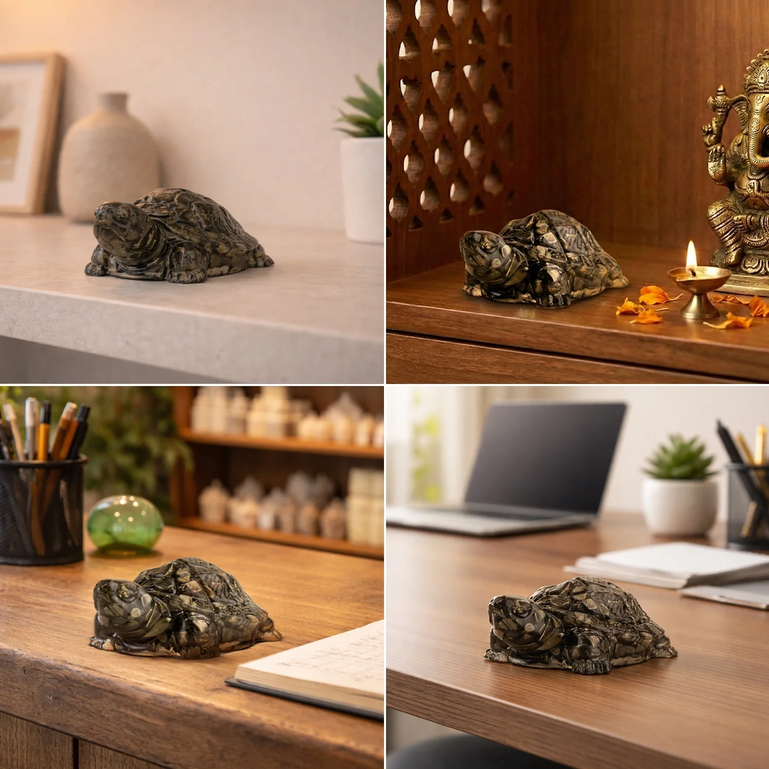 Collector’s Edition Pyrite Tortoise (Kachhua) - Big Size - 8x heavier - Image 10