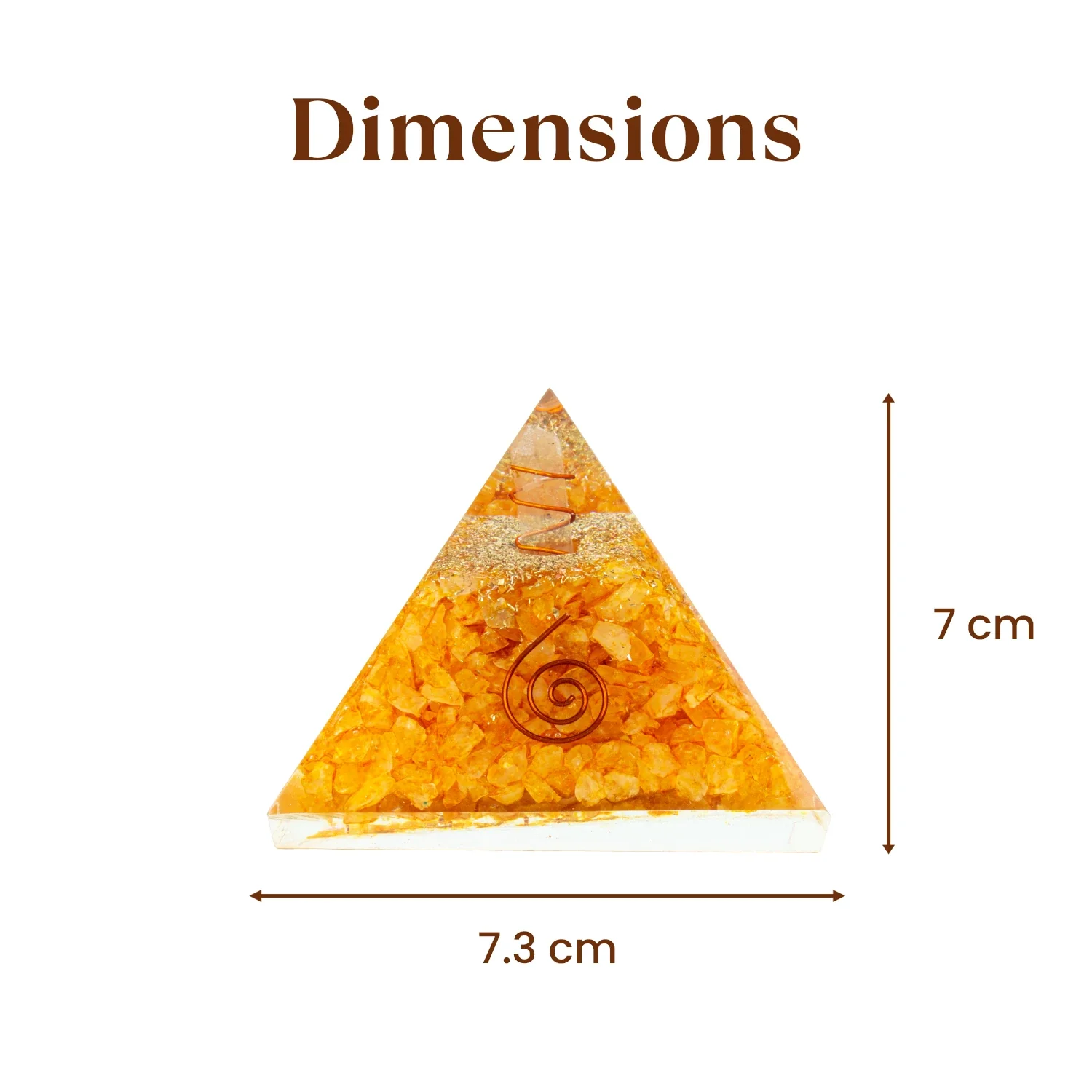 Vyapar Vriddhi Yantra on Pyrite Frame with FREE Citrine Pyramid - Image 10