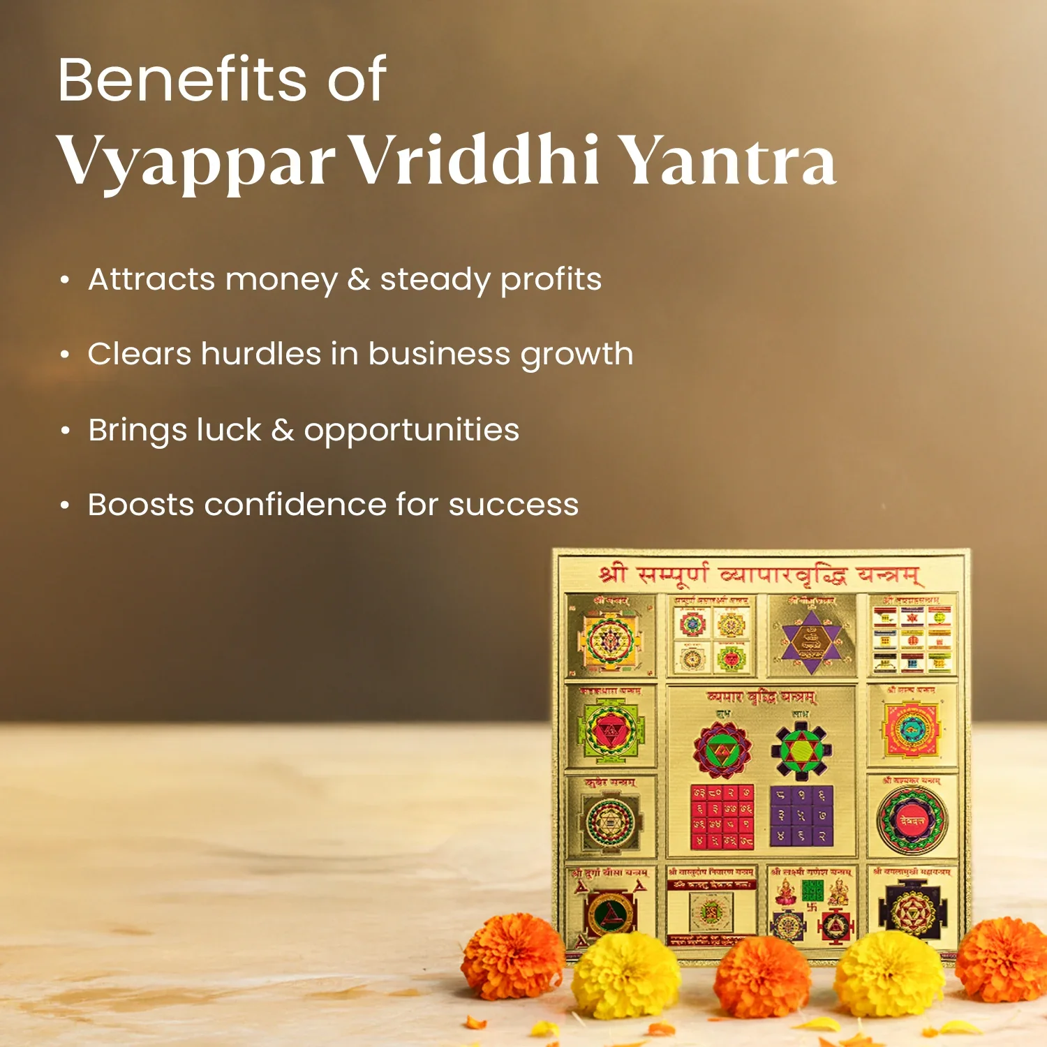 Shree Sampurna Vyapar Vriddhi Yantra (9*9 inch) - Image 2